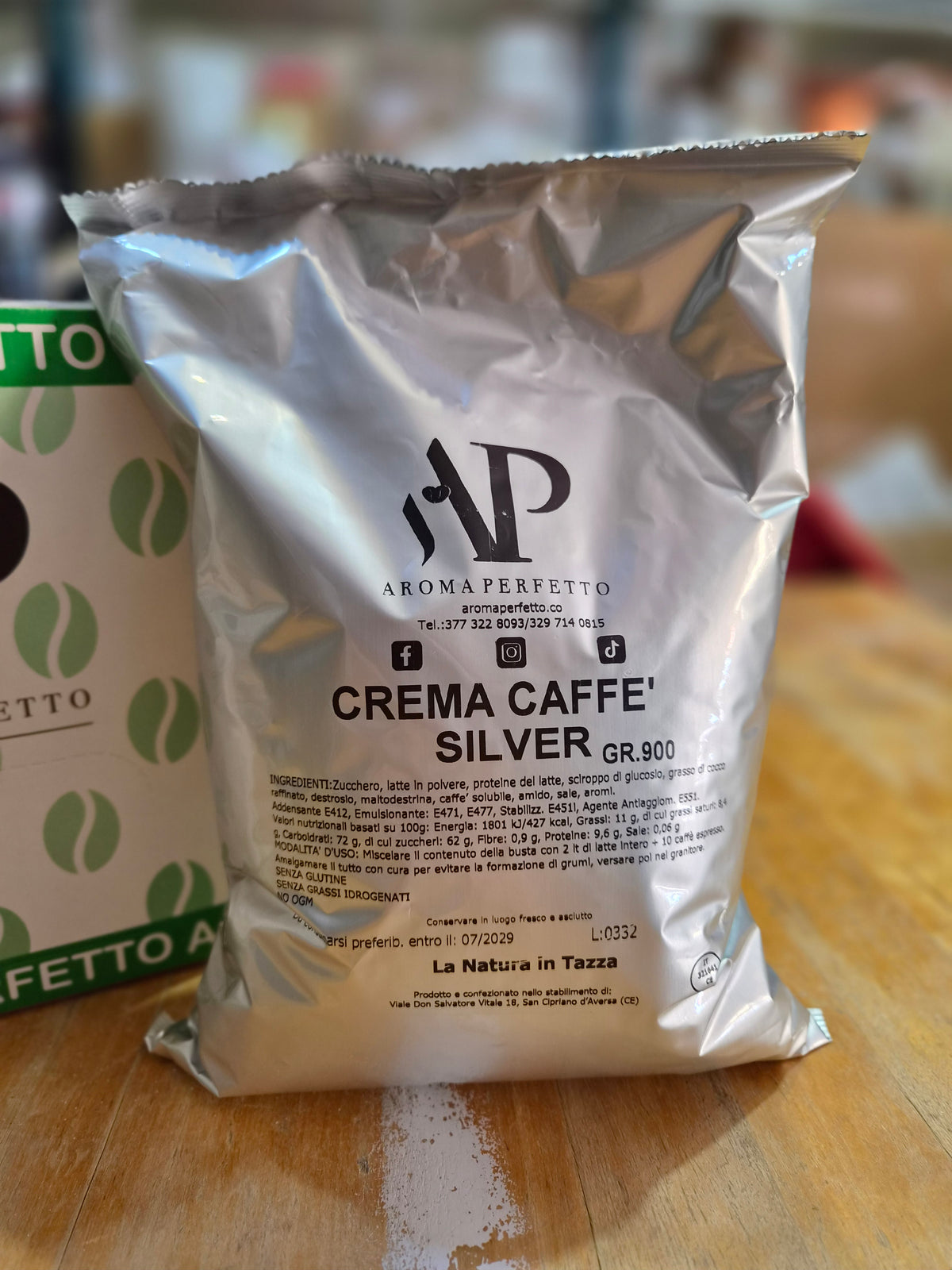 Crema Caffè Silver in Polvere